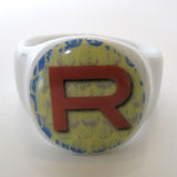 Alphabet Ceramic Napkin Rings