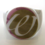 Alphabet Ceramic Napkin Rings