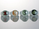 Alphabet Ceramic Napkin Rings