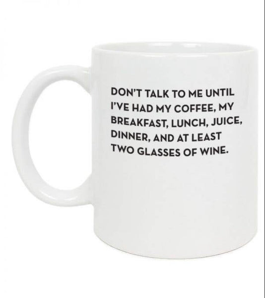 Mug: Don’t Talk to Me