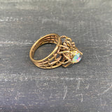 Arachne Ring, brass. Size 7