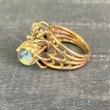 Arachne Ring, brass. Size 7